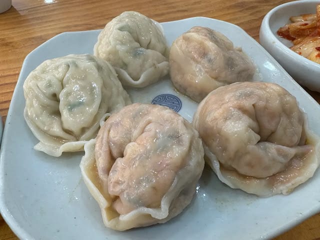 만두-김치만두-고기만두