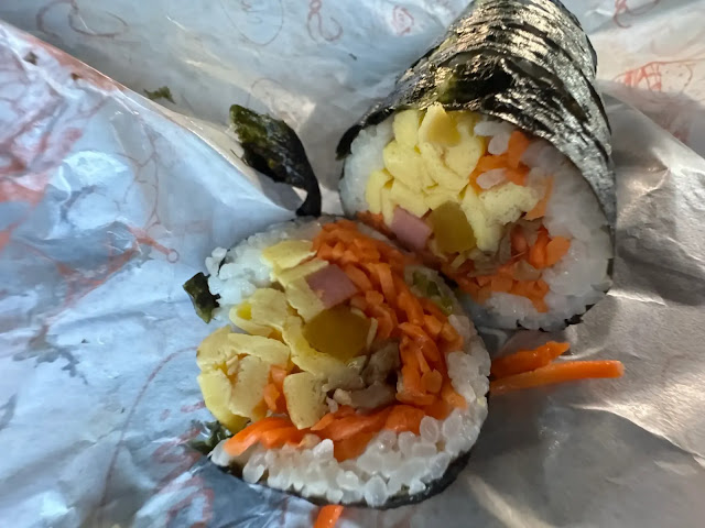 김밥-단면