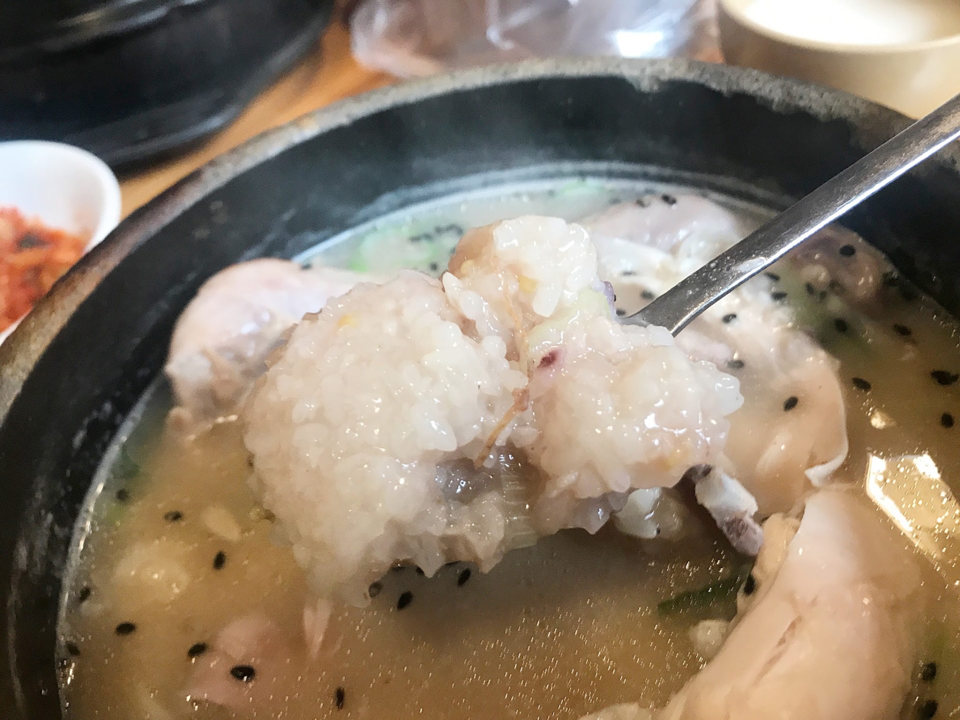 삼계탕-찹쌀밥