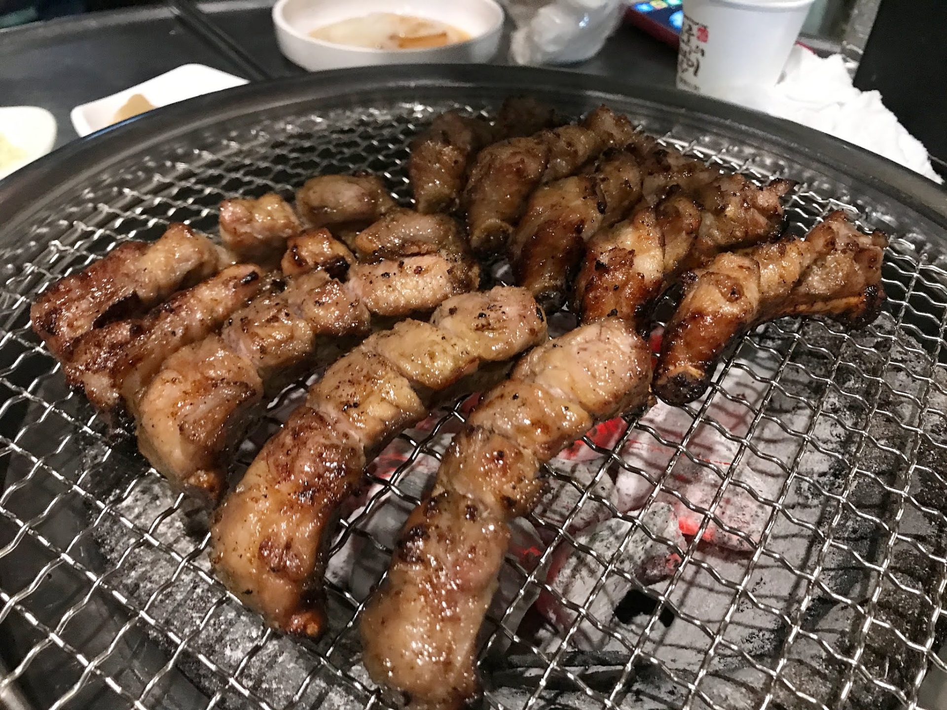 불판에-굽는-쪽갈비