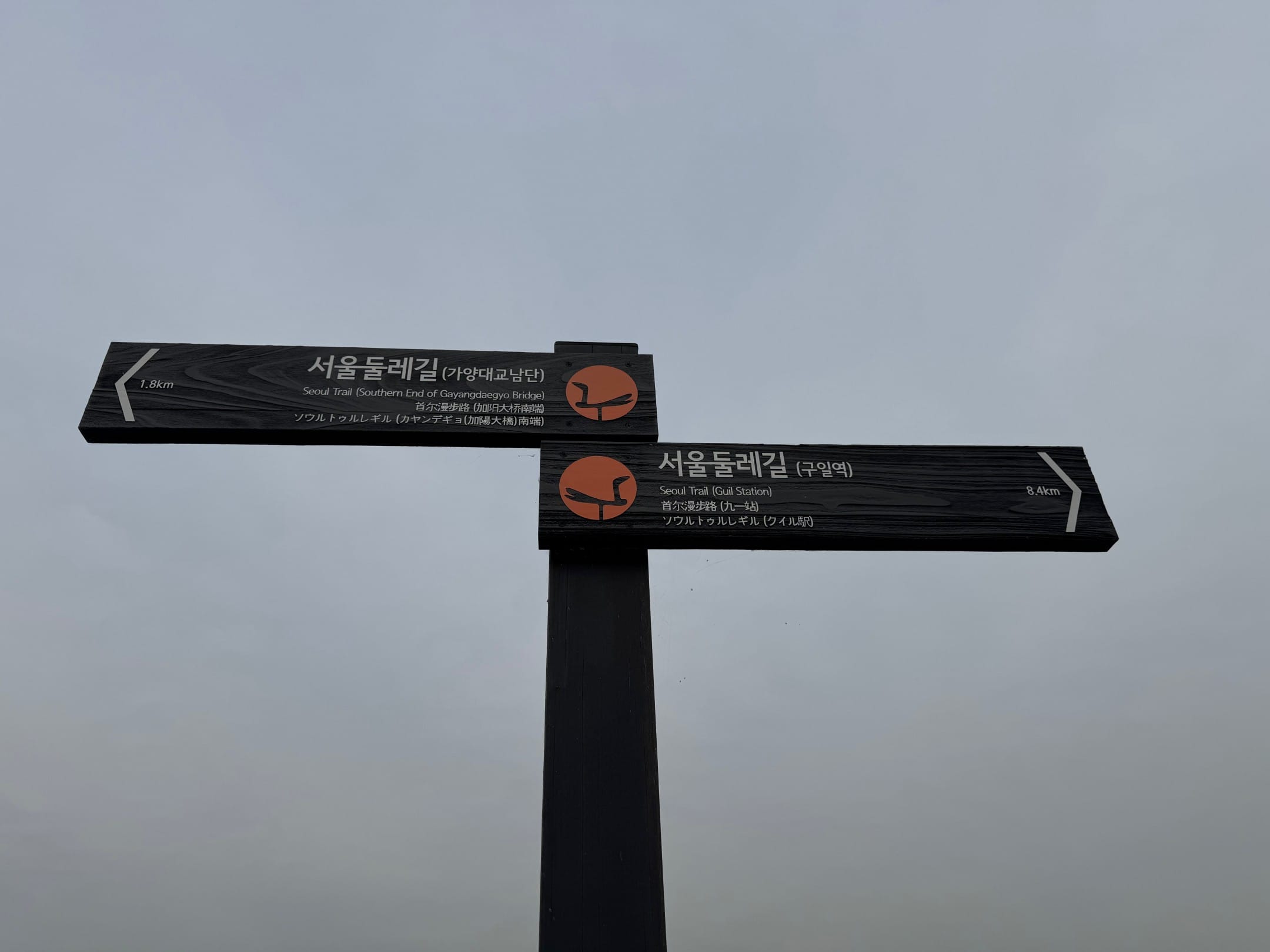 둘레길 이정표