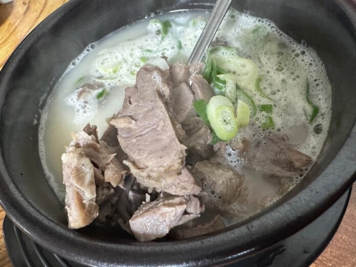 순대국밥 고기
