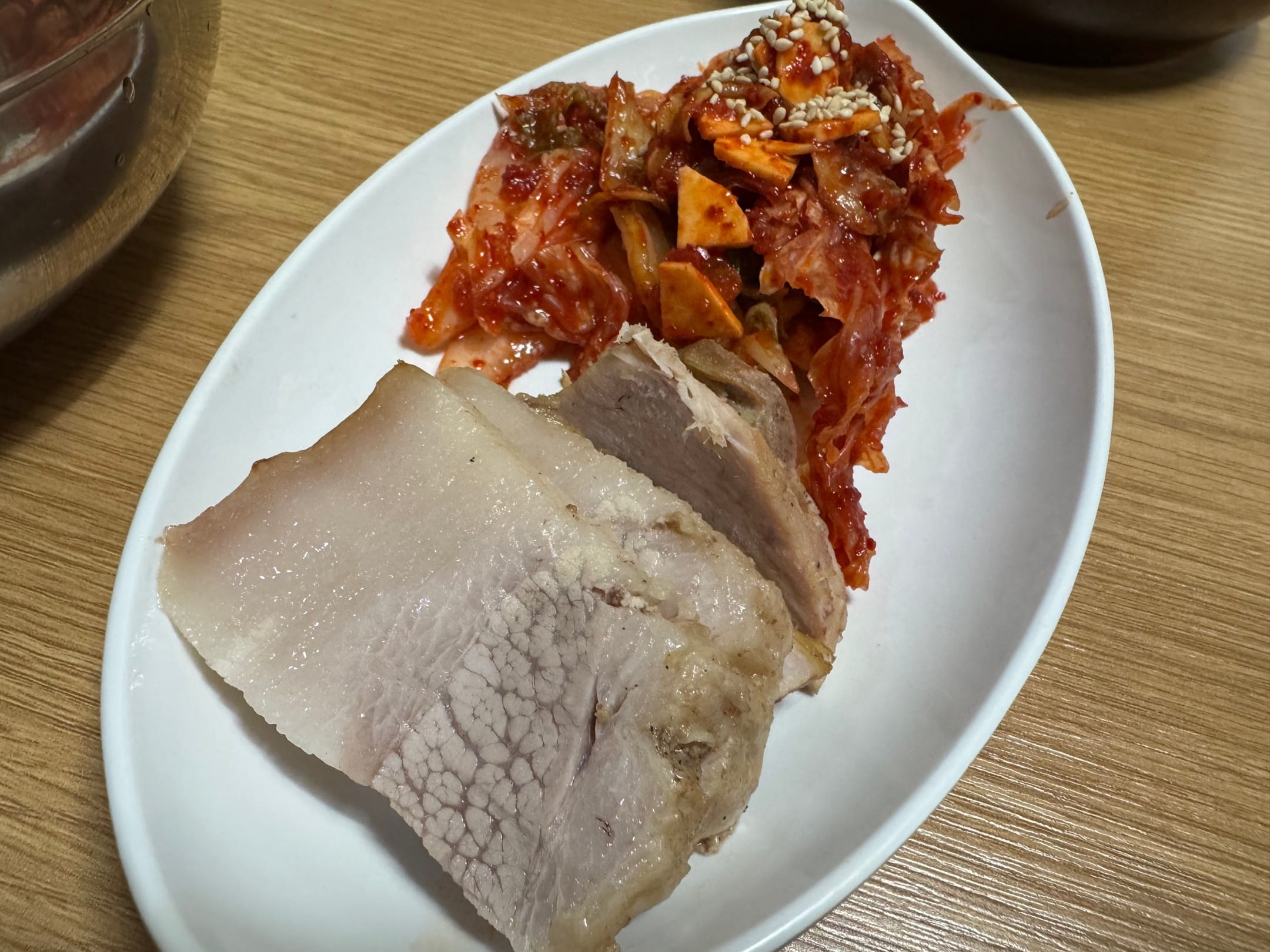 보쌈과 김치