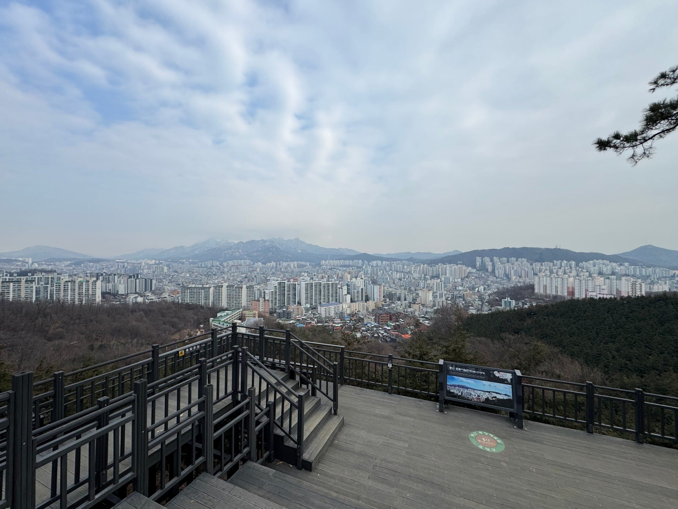 전망대 경치