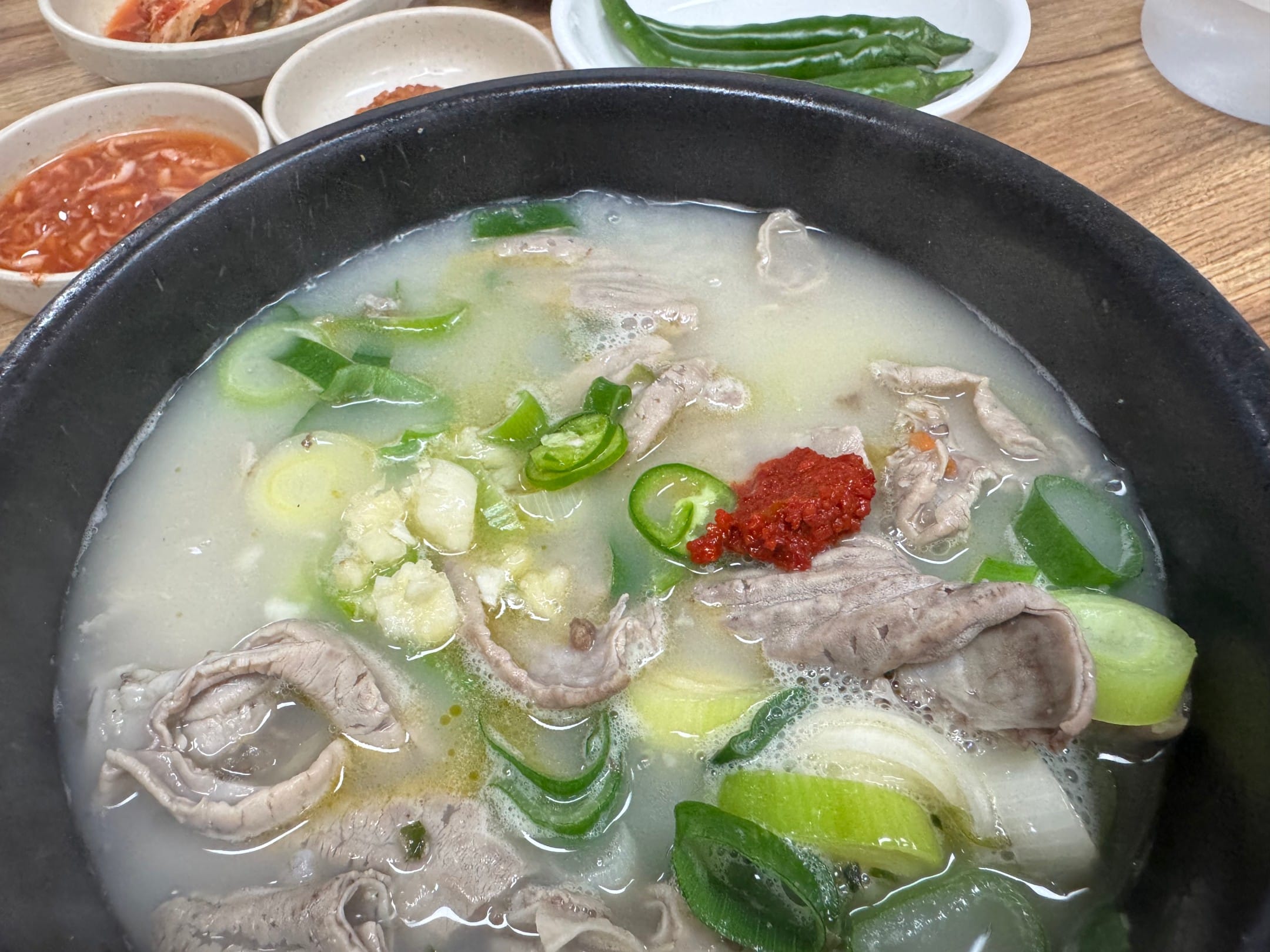 양념장 넣은 모습