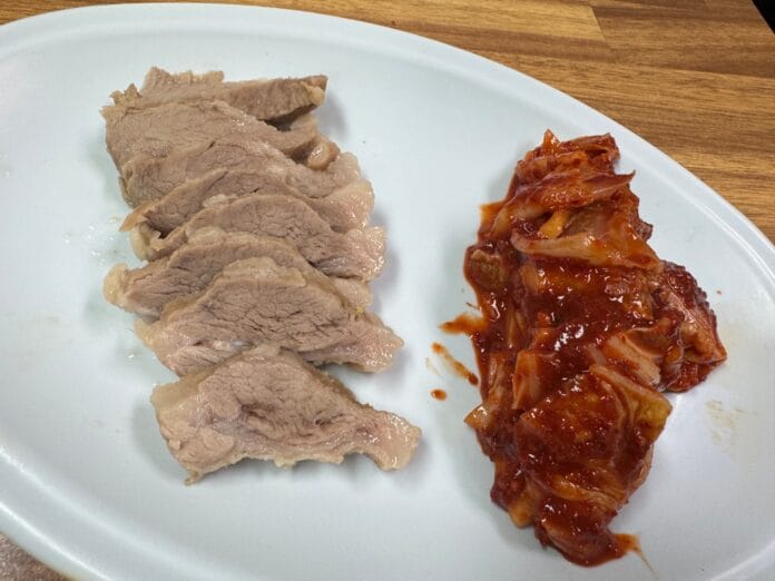보쌈과 김치